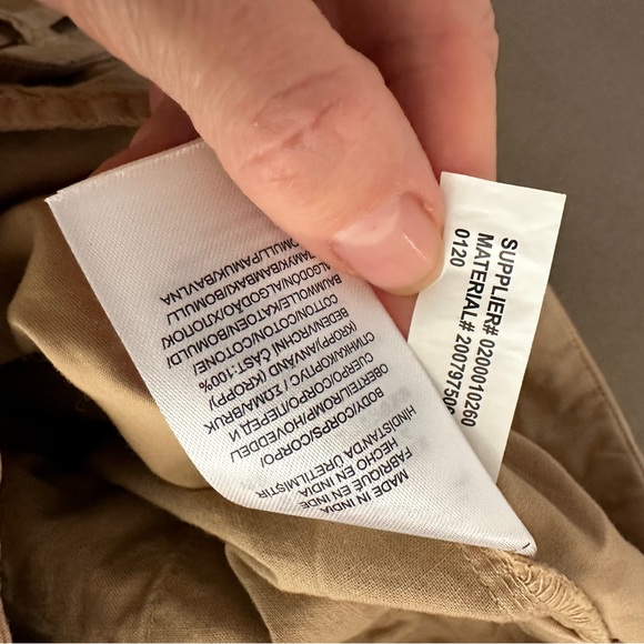 Ralph Lauren Cotton Tie Waist Pants - Picture 6 of 6